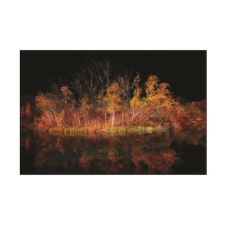 Philippe Sainte Laudy 'Autumn Love' Canvas Art,16x24